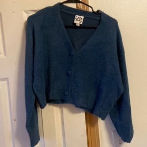 LOLA MAY CROPPED CARDIGAN SIZE 10